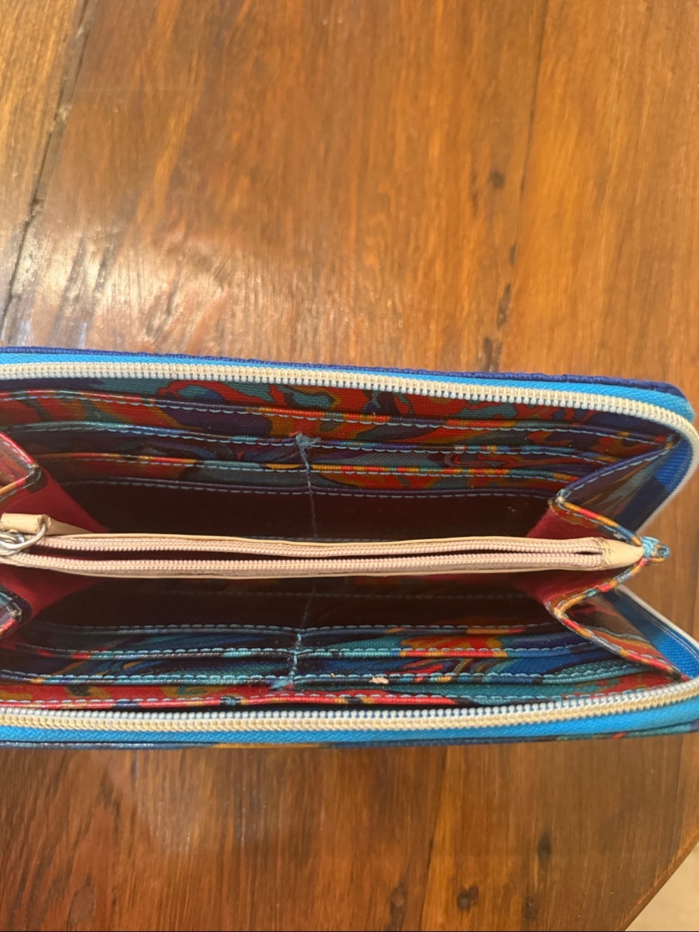 Sak Roots Multicolor Zip Wallet - Picture 3 of 5